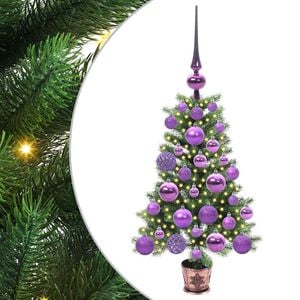 vidaXL Sapin de No&euml;l Vert 65 cm PE