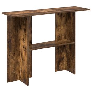 vidaXL Table console Ch&ecirc;ne fum&eacute; 100 x 30 x 75 cm Bois d'ing&eacute;nierie