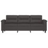 vidaXL Canap&eacute; &agrave; 3 places Gris 180 cm Similicuir