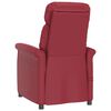 vidaXL Fauteuil de massage &eacute;lectrique Rouge bordeaux Similicuir