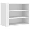 vidaXL Armoire murale blanc 75x35x60 cm bois d'ing&eacute;nierie