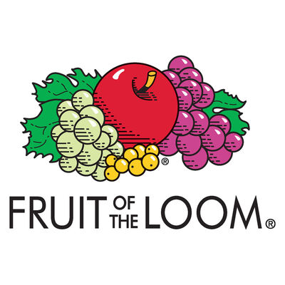 Fruit of the Loom T-shirts originaux 5 pcs Bordeaux S Coton