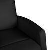 vidaXL Fauteuil Noir Similicuir