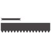 vidaXL Bordure de Pelouse 30 pcs Noir 100 x 0.05 x 20 cm