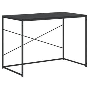 vidaXL Bureau d'ordinateur Noir 110x60x70 cm Bois d'ing&eacute;nierie