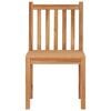 vidaXL Chaises de jardin lot de 8 Bois de teck solide
