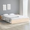 vidaXL Cadre de lit sans matelas bois massif 140x200 cm