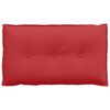 vidaXL Coussin de Dos Rouge 80 x 19 x 50 cm tissu
