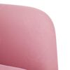 vidaXL Fauteuil avec accoudoirs rose 54 cm velours