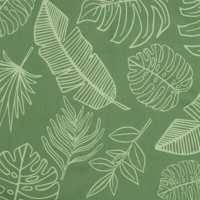 vidaXL Coussin de palette motif de feuilles 50x50x12 cm tissu