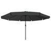 vidaXL Parasol de jardin Anthracite 395 x 395 x 245 cm