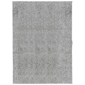 vidaXL Tapis shaggy PAMPLONA poils longs moderne gris 140x200 cm