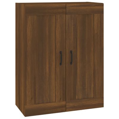 vidaXL Armoire murale suspendue Chêne marron 69,5x32,5x90 cm