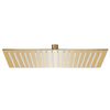 vidaXL Pomme de douche pluie Acier inoxydable 50x50 cm Carr&eacute;e Dor&eacute;
