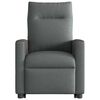 vidaXL Fauteuil de massage inclinable Gris fonc&eacute; Tissu