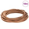 vidaXL Corde en Cuir Marron &Oslash;5 mm x 10 m Cuir