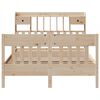 vidaXL Cadre de lit sans matelas 140x190 cm bois de pin massif
