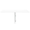 vidaXL Table murale pliable Blanc brillant 100x60x56cm Bois ingénierie