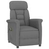 vidaXL Chaise de massage Gris fonc&eacute; 96,5 x 70,5 x 95 cm Microfibre