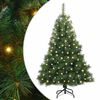 vidaXL Sapin de No&euml;l artificiel avec 150 LED Vert 120 cm PE et PVC