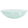 vidaXL Lavabo Verre 50x37x14 cm Dépoli