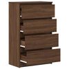 vidaXL Buffet Ch&ecirc;ne marron 60x35x98,5 cm Bois d'ing&eacute;nierie