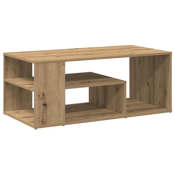 vidaXL Table d'appoint chêne artisanal 100x50x40 cm bois d'ingénierie