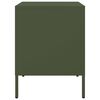 vidaXL Table de chevet vert olive 36x39x50,5 cm acier