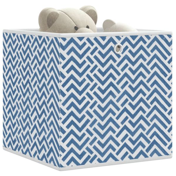 vidaXL Boîtes de rangement pliables 10 pcs 32x32x32 cm tissu intissé