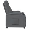 vidaXL Fauteuil inclinable Anthracite Similicuir