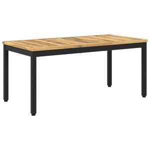 vidaXL Table basse Blanc et noir 50 x 100,5 x 45 cm