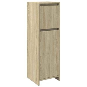 vidaXL Armoire de salle de bain Ch&ecirc;ne sonoma 30x30x95 cm Agglom&eacute;r&eacute;