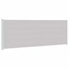 vidaXL Auvent latéral rétractable de patio 220x600 cm Gris