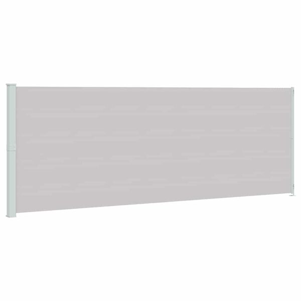 vidaXL Auvent latéral rétractable de patio 220x600 cm Gris