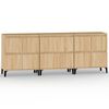 vidaXL Buffets 3 pcs ch&ecirc;ne sonoma 60x35x70 cm bois d'ing&eacute;nierie