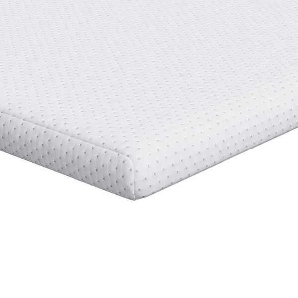 vidaXL Surmatelas Blanc 180 x 200 cm Tissu Jacquard