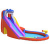 Happy Hop Toboggan à eau gonflable avec piscine 450x320x240 cm PVC