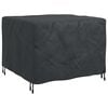 vidaXL Housse pour meubles Uni Noir 113 x 113 x 73 cm 420D