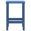 vidaXL Table de jardin Adirondack Bleu marine 38x38x46 cm PEHD