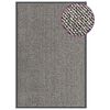 vidaXL Paillasson touffet&eacute; 80x120 cm Marron clair
