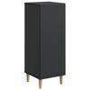 vidaXL Buffet Noir 33 x 34,5 x 90 cm Bois d'ing&eacute;nierie
