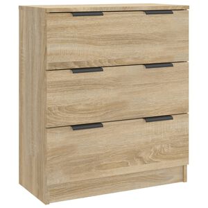 vidaXL Buffet Ch&ecirc;ne sonoma 60x30x70 cm Bois d'ing&eacute;nierie
