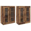 vidaXL Armoires Murailles 2 pc Bois ancien 69,5 x 34 x 90 cm