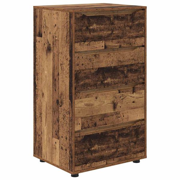 vidaXL Armoires de rangement 2 pcs Bois Ancien 60 x 48 x 105 cm