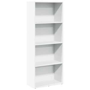 vidaXL Biblioth&egrave;que blanc 60x30x152 cm bois d'ing&eacute;nierie