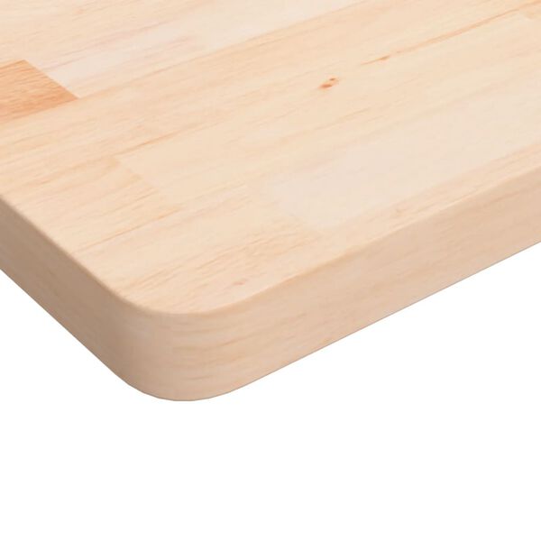 vidaXL Dessus de table carr&eacute; 60x60x4 cm Bois ch&ecirc;ne massif non trait&eacute;