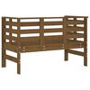 vidaXL Banc de jardin marron miel 111,5x53x71 cm bois massif de pin