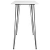 vidaXL Ensemble de bar 5 pcs Blanc