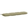 vidaXL Coussin de banc VIANEN 100 % polyester Vert clair
