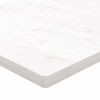 vidaXL Dessus de table blanc 110x60x2,5 cm bois de pin massif